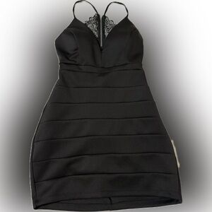 Elegant Black Sleeveless Dress